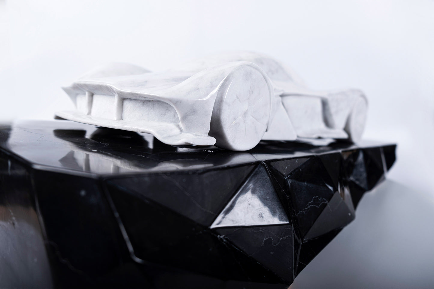 Handcrafted Natural Marble sports car
