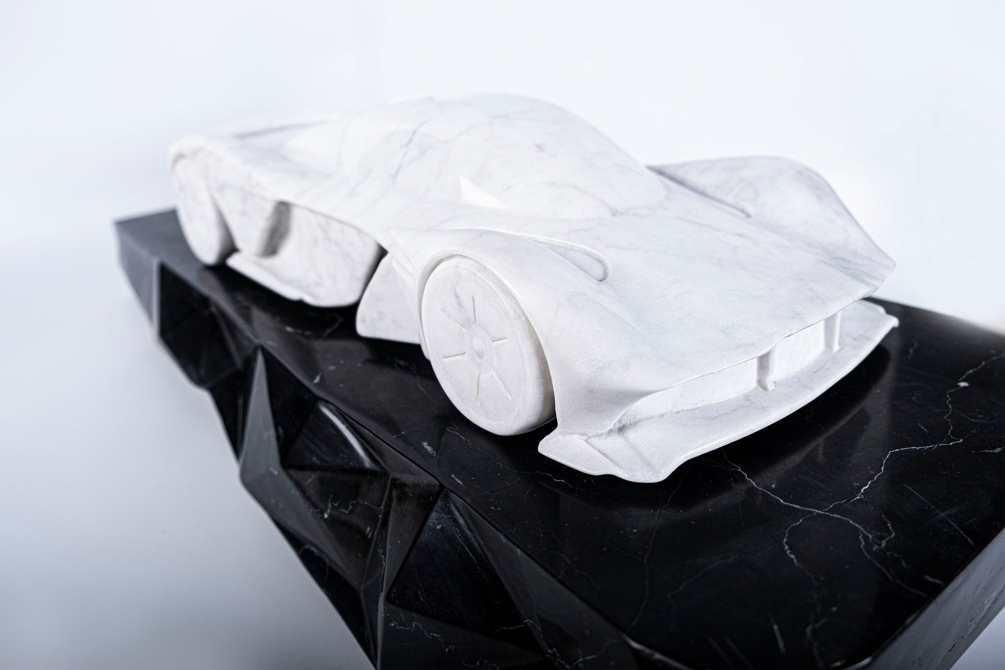 Handcrafted Natural Marble sports car