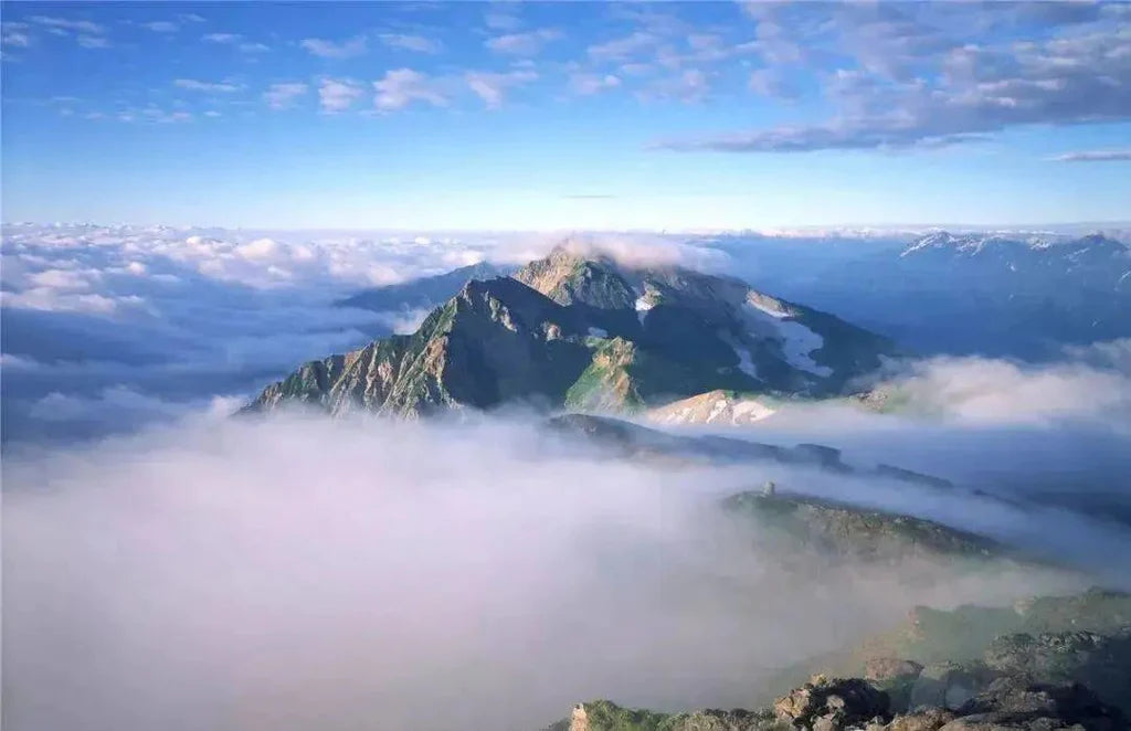 Do you know what rocks the five mountains of China are made of?
