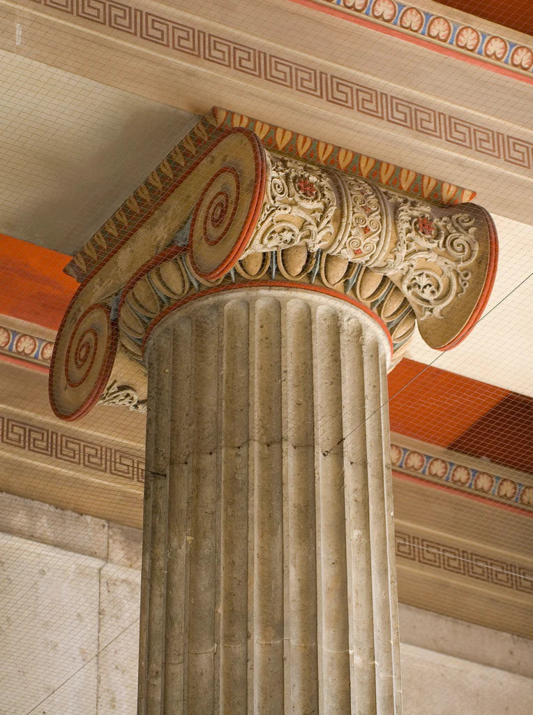 Roman column beauty representative: Ionic
