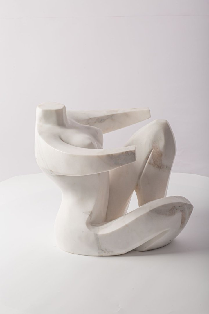 Figurines of Marble - Aura Statue in White Marble