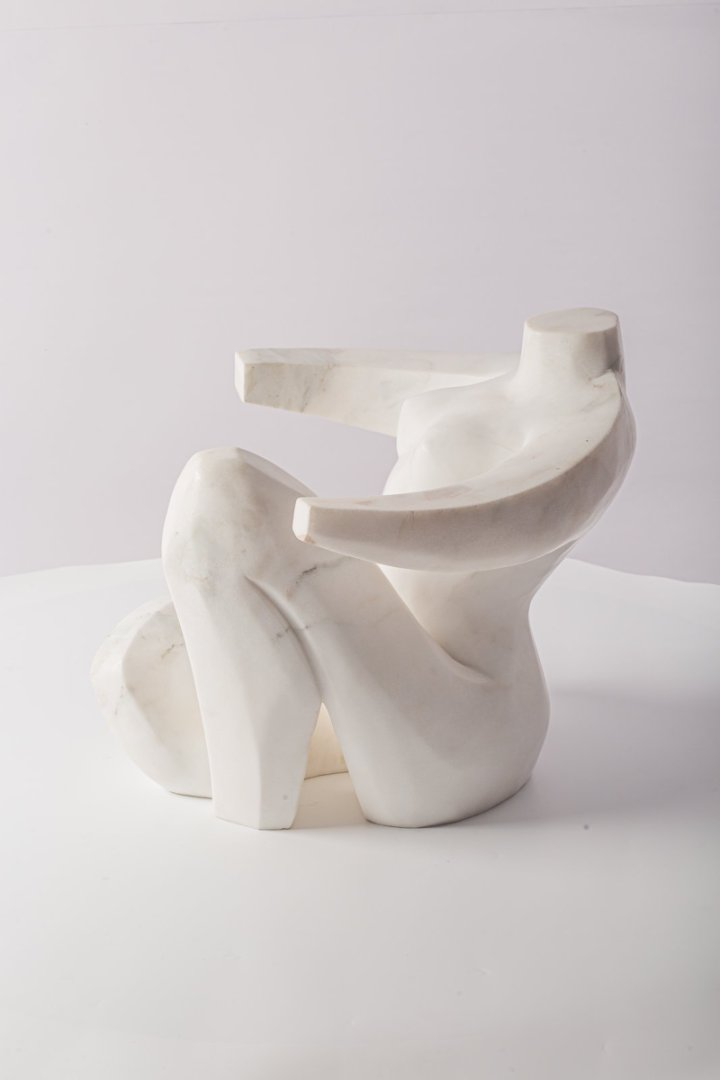 Figurines of Marble - Aura Statue in White Marble