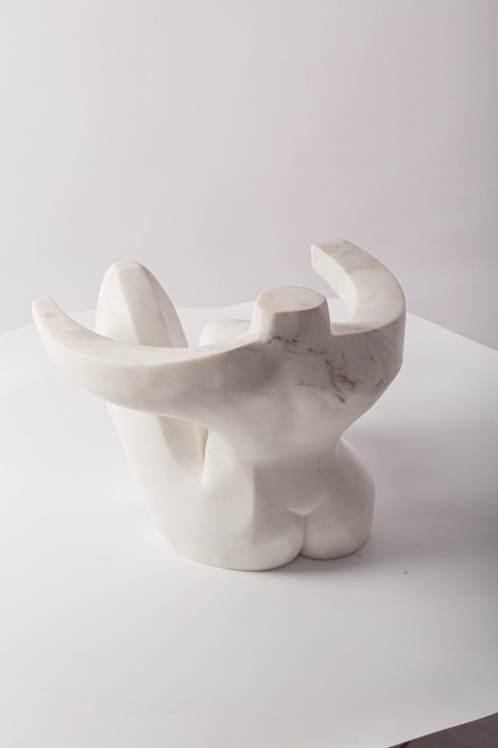 Figurines of Marble - Aura Statue in White Marble