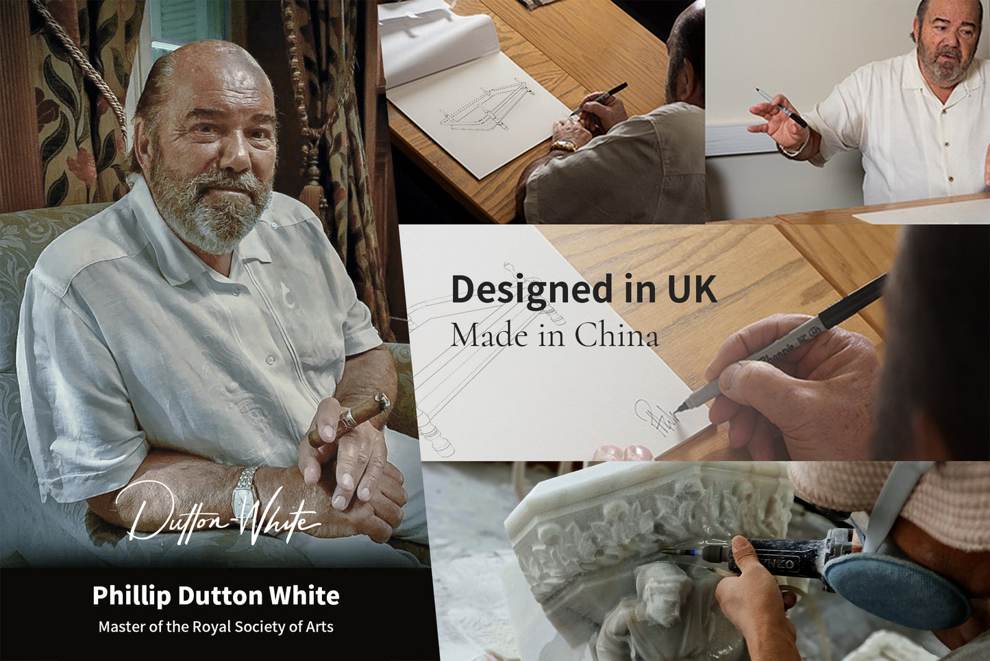 18 inch Rectangle Black Granite Stone Serving Tray with Gold Handles