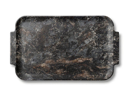 Light Weight Natural Stone Serving Tray with Integrated Handles