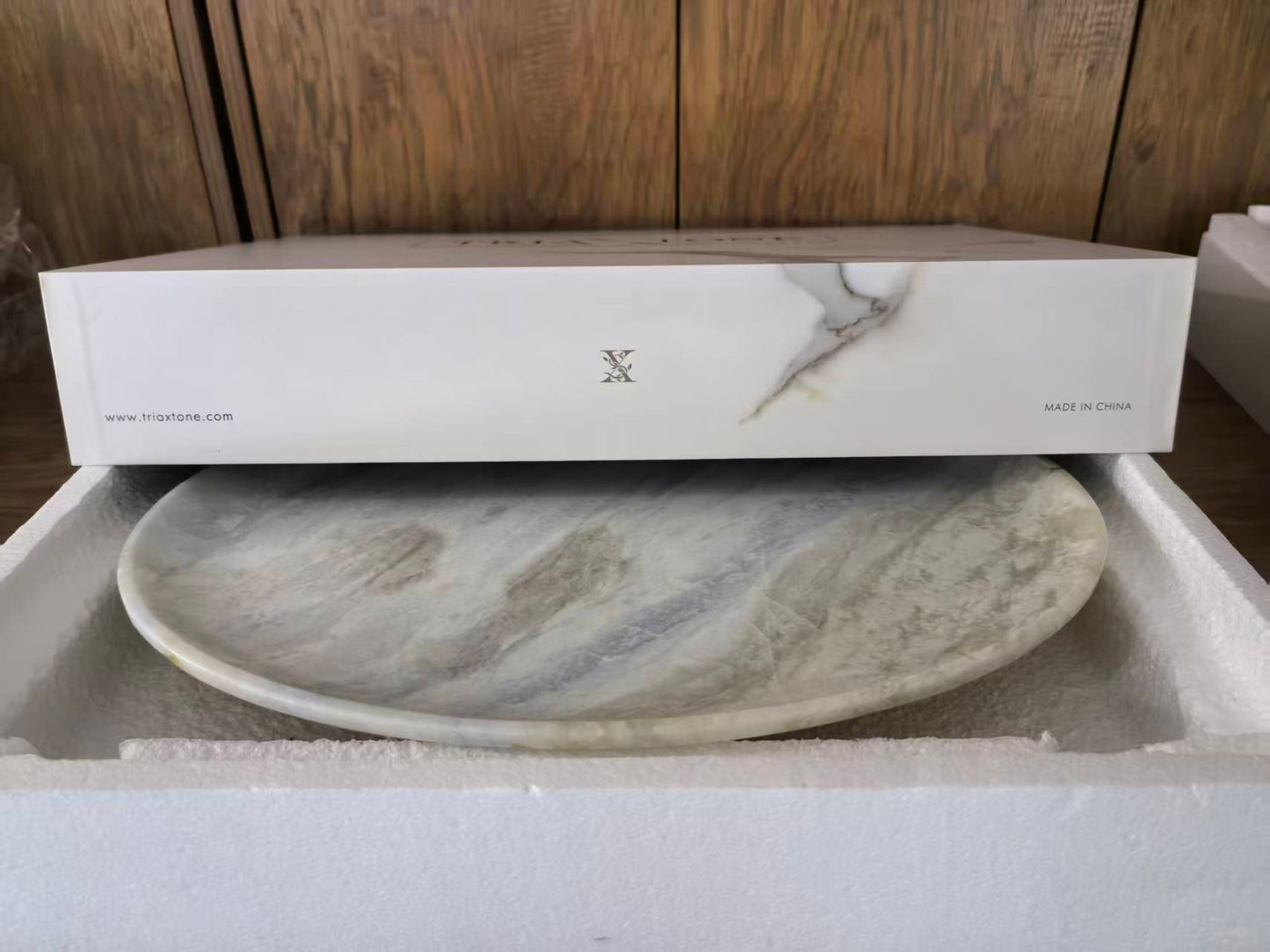 Natural Marble Table Plates 3pcs/set