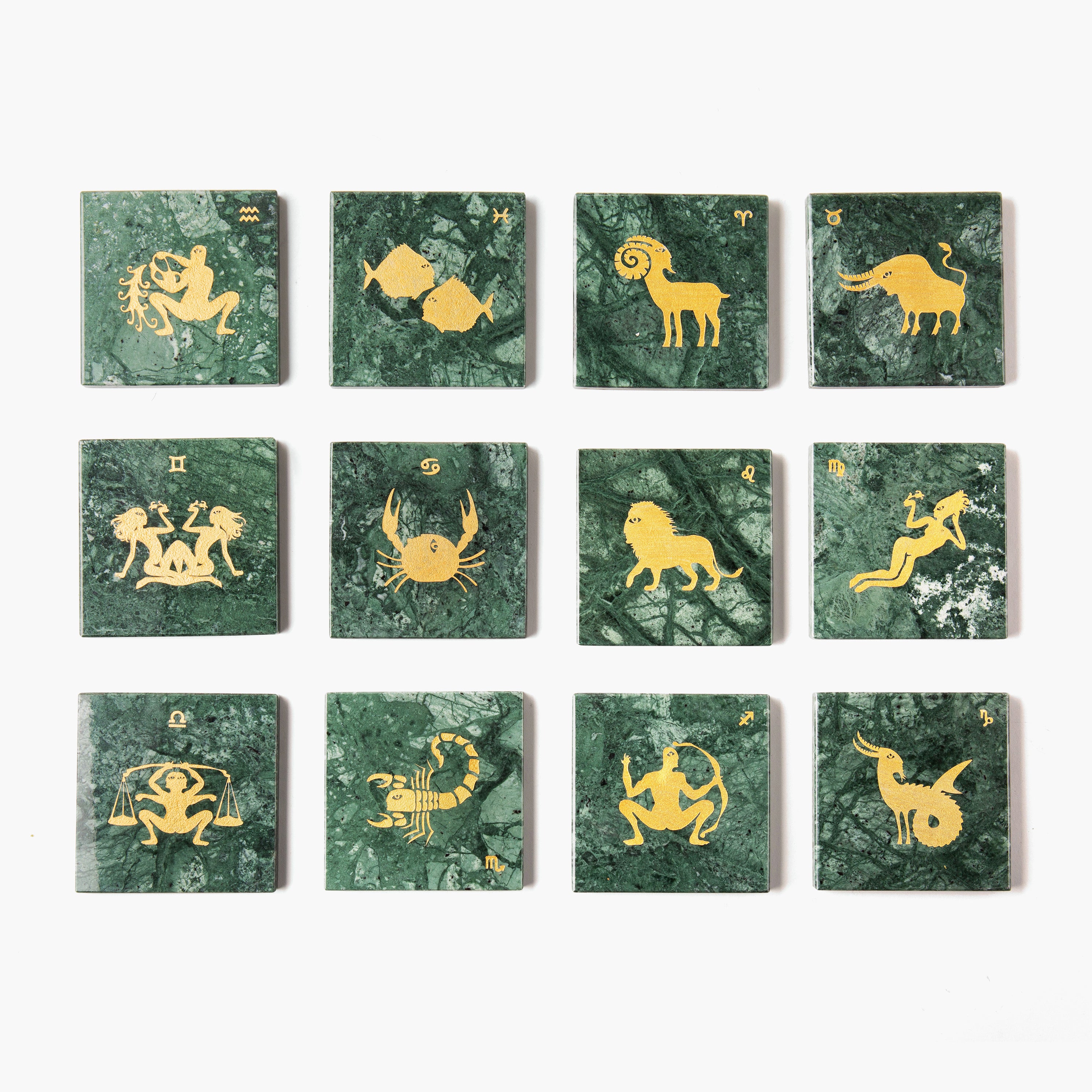Constellations Coasters Marble Constellation Coasters 12pcs/set – triaXtone