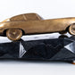 Handcrafted Gold Brass Vintage Car