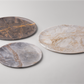 Natural Marble Table Plates 3pcs/set