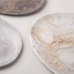 Natural Marble Table Plates 3pcs/set